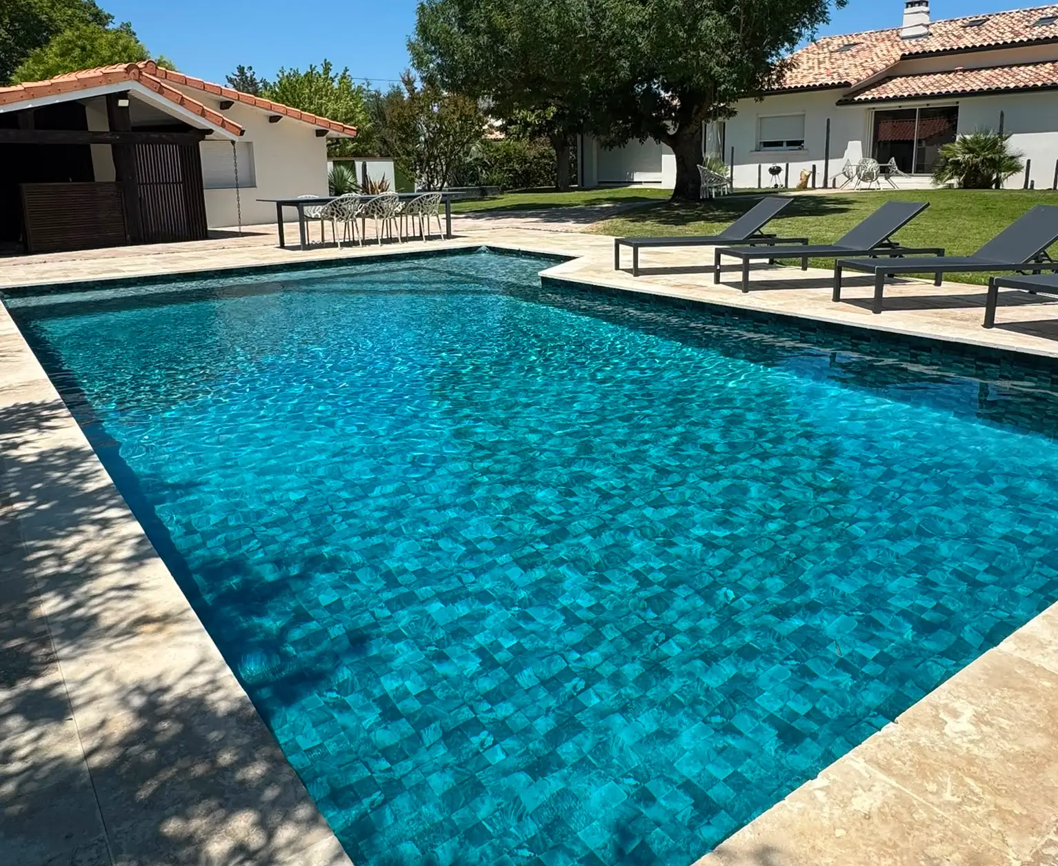 Rénovation de piscine avec membrane armée